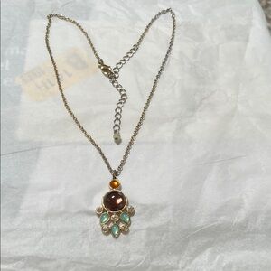Elegant Multi-Stone Pendant Necklace